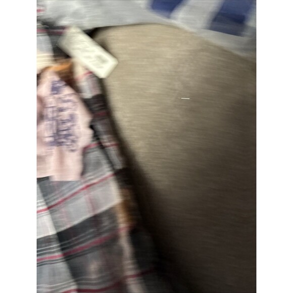 JAK Mixed Media Hoodie Med Flannel Jacket NWT Distressed Grunge Urban Streetwear - Picture 5 of 9